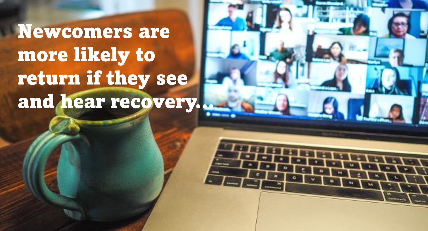 Newcomers are more likely to return if they see and hear recovery